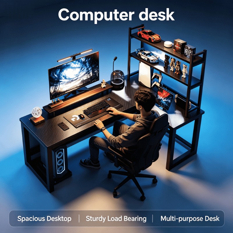 Esports Gaming Furniture - Escritorio de Computadora en Forma de