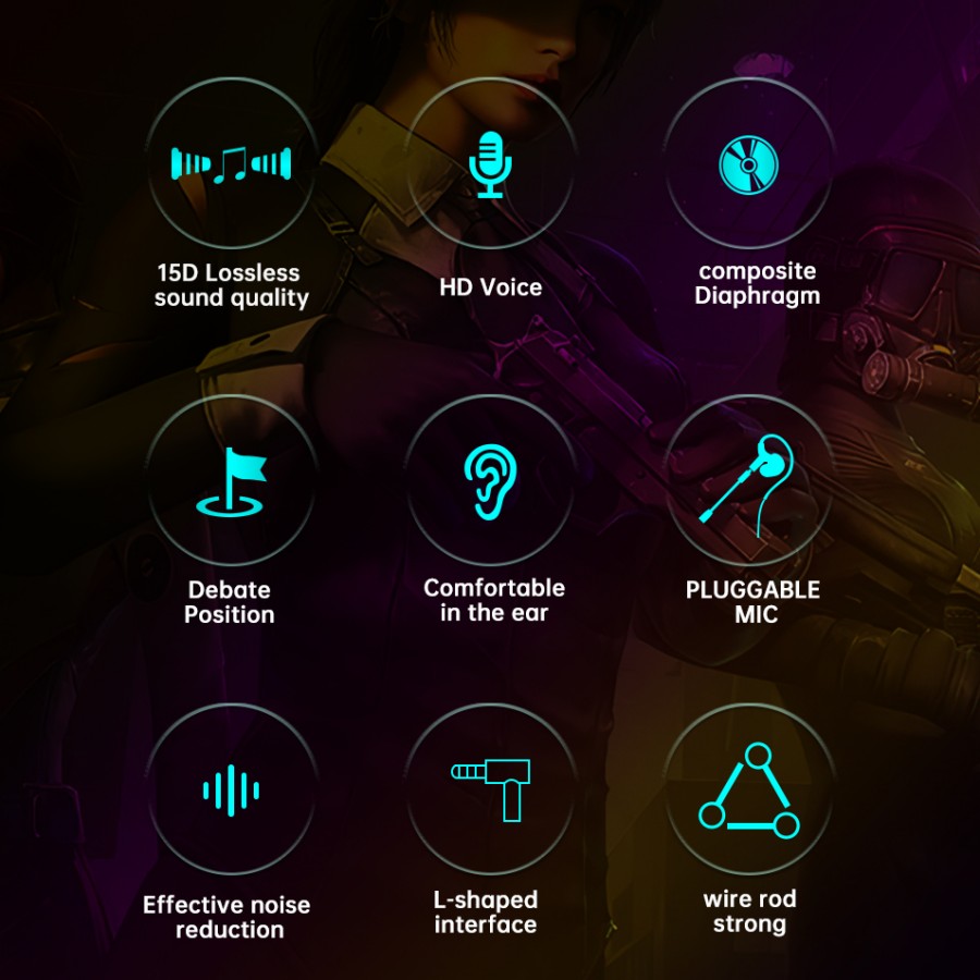 Auriculares para juegos de eSp - Esports Gaming Phone reseña y precio