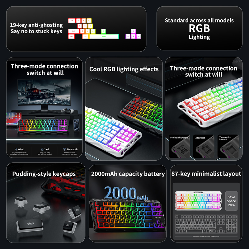 Teclado inalámbrico Bluetooth  - Esports Gaming Uk reseña y precio