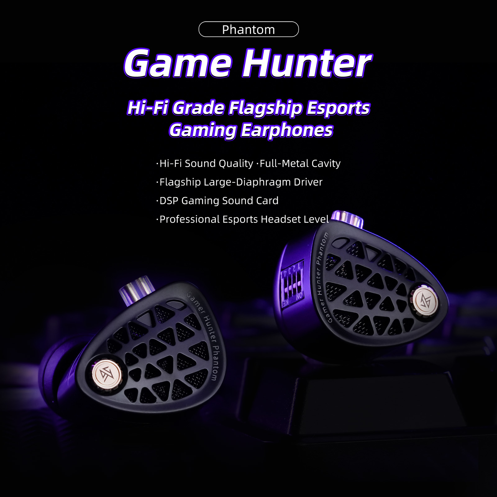 Auriculares KZ Phantom HiFi de - Esports Gaming Phone reseña y precio