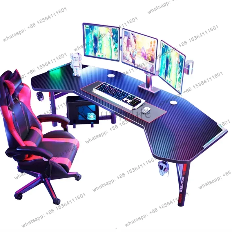 Escritorio blanco para ordenad - Esports Gaming Furniture reseña y precio