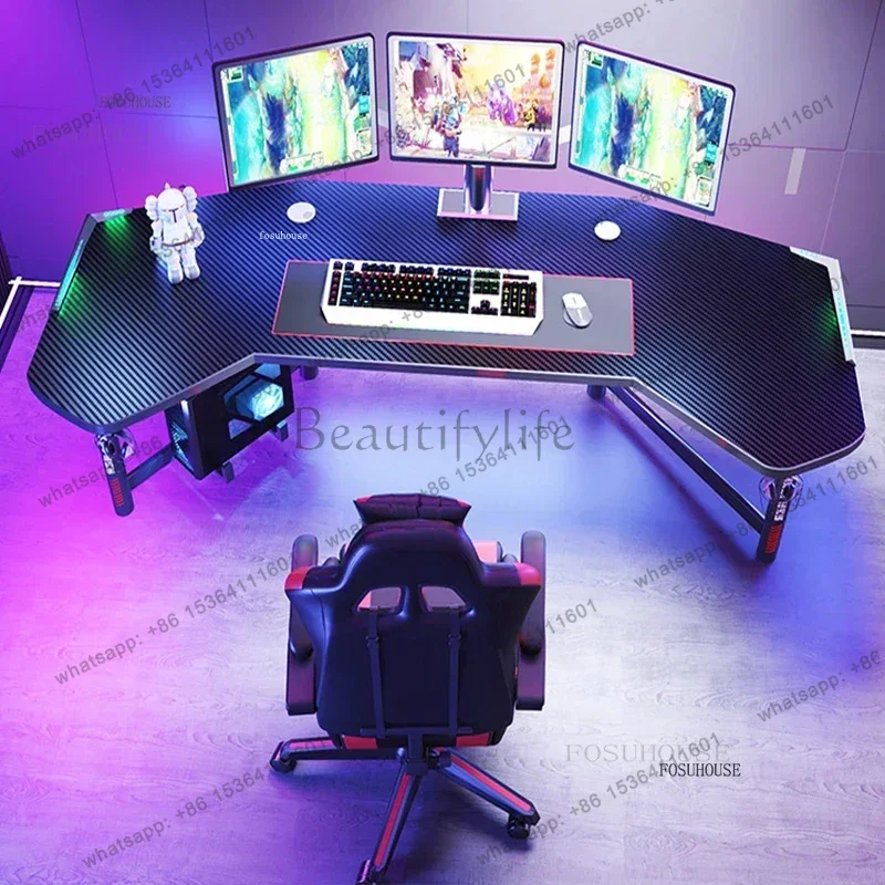 Escritorio blanco para ordenad - Esports Gaming Furniture reseña y precio