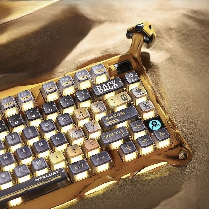 Teclado mecánico amarillo Grav - Esports Gaming Uk reseña y precio