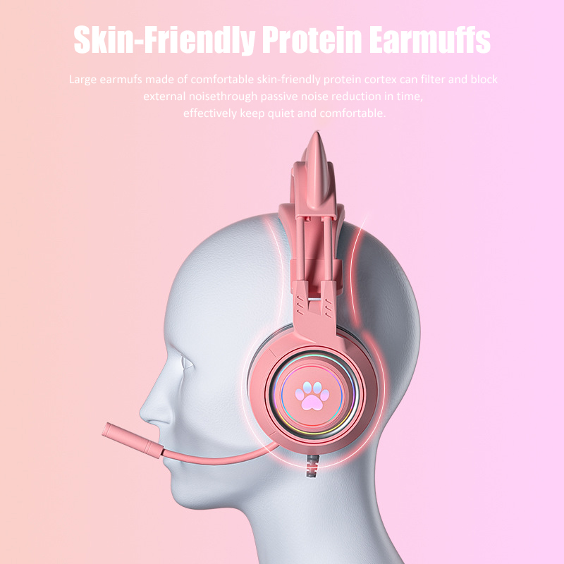 Auriculares con orejas de gato - Esports Gaming Monitor reseña y precio