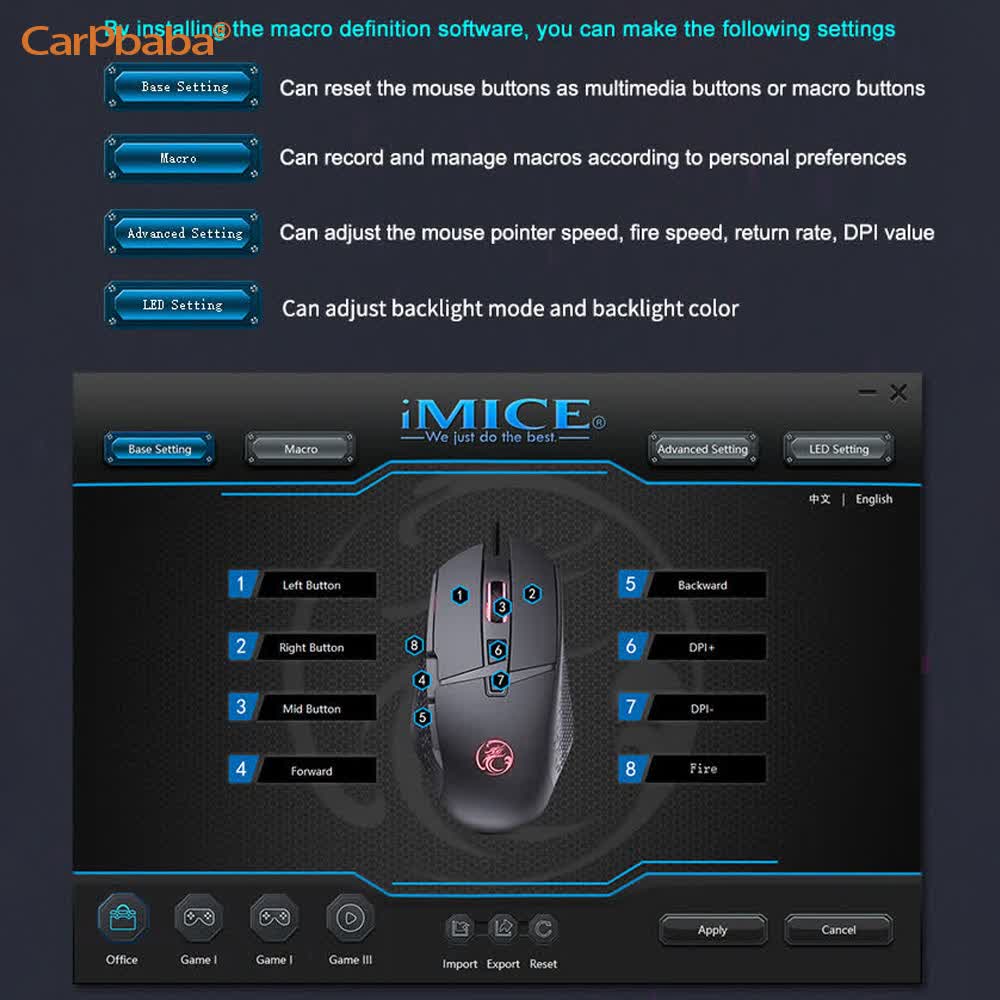 Ratón para Juegos con Cable Po - Esports Gaming Phone reseña y precio